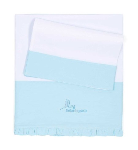 Conjunto Sábanas BebeDeParis Azul