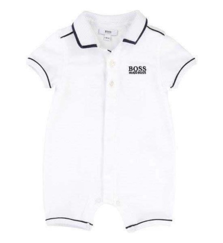 Polo Ranita Hugo Boss Blanco