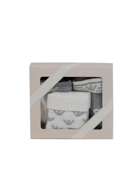 Packaging calcetines Armani Baby gris