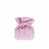 Canastilla chupete personalizado y complementos para recién nacido rosa