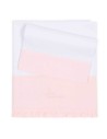 Canastilla chupete personalizado y complementos para recién nacido rosa