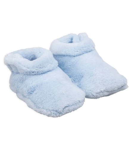 Patucos terciopelo color azul