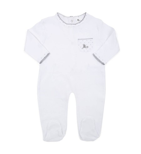 Pijama Bebé Estrellitas Gris