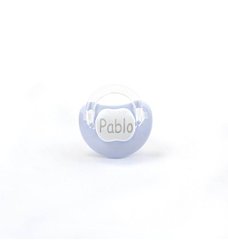 Kit de Regalo Baberos y Chupetes Personalizados azul