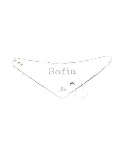 Kit de Regalo Baberos y Chupetes Personalizados gris
