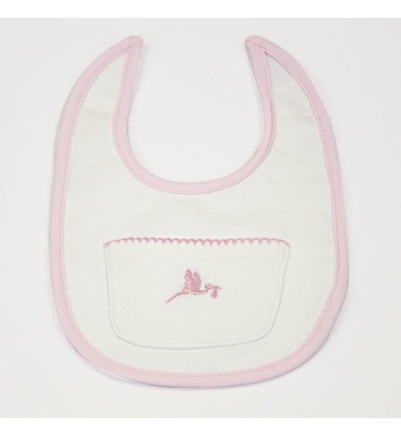 Regalo Vajilla Infantil y Set de Baberos Recién Nacido rosa