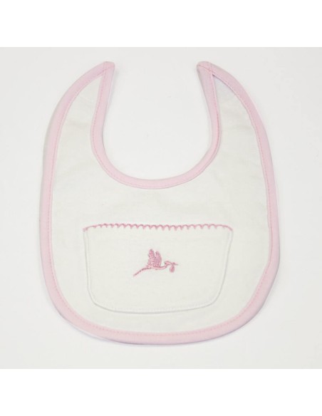 Regalo Vajilla Infantil y Set de Baberos Recién Nacido rosa