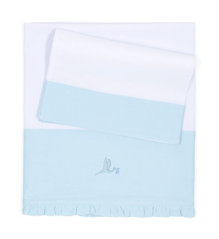 Canastilla Bebé Clásica Plena azul