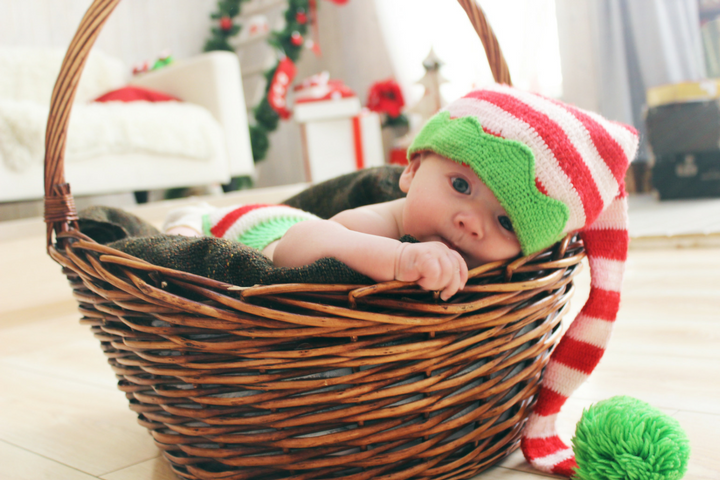 Accesorios para bebés y primera Navidad con bebés